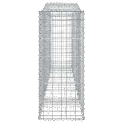 Cestas De Gaviones 7 Uds Forma De Arco Hierro 400x50x120/140 Cm_4