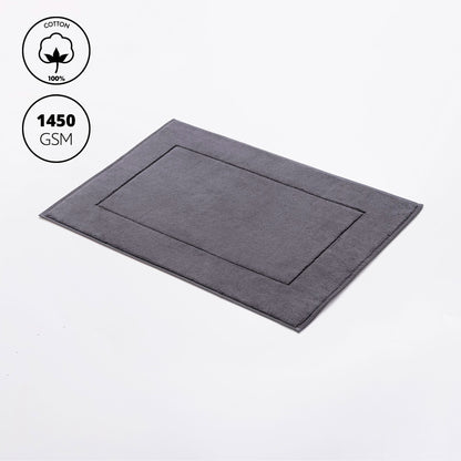 Alfombrilla De Baño 50x80cm 100% Algodón 1450gsm Gris Scalpers Home_2