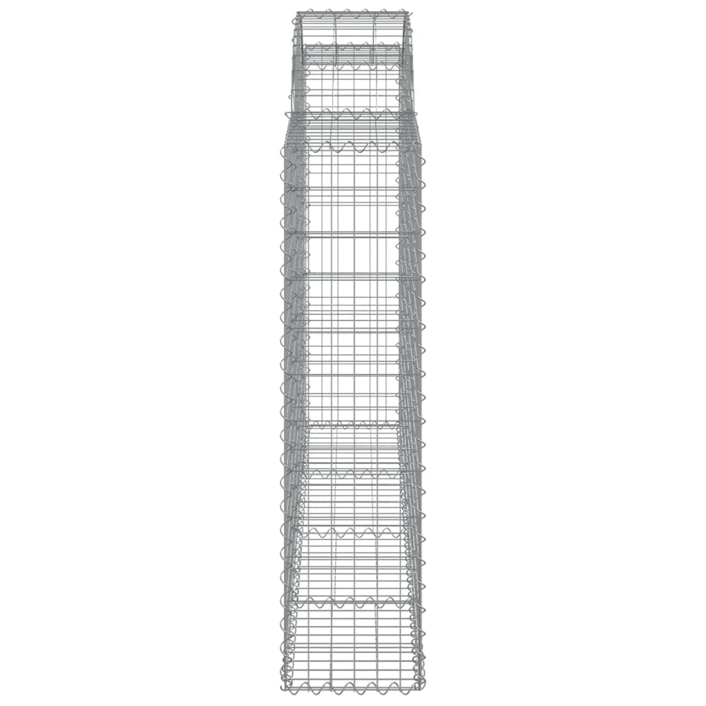 Cestas Gaviones 20 Uds Forma De Arco Hierro 200x30x120/140 Cm_4