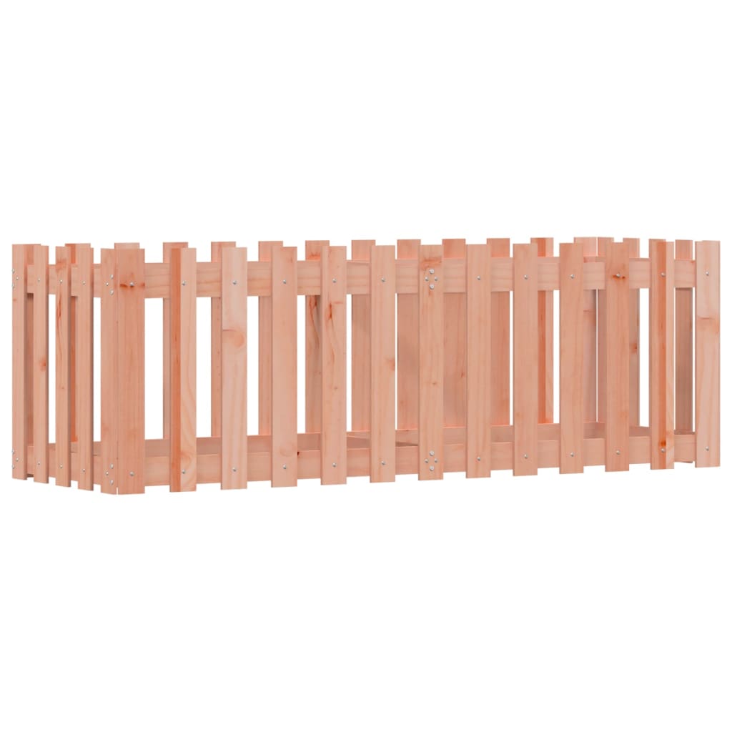 Arriate Elevado Jardín Valla Madera Maciza Douglas 150x50x50 Cm_0