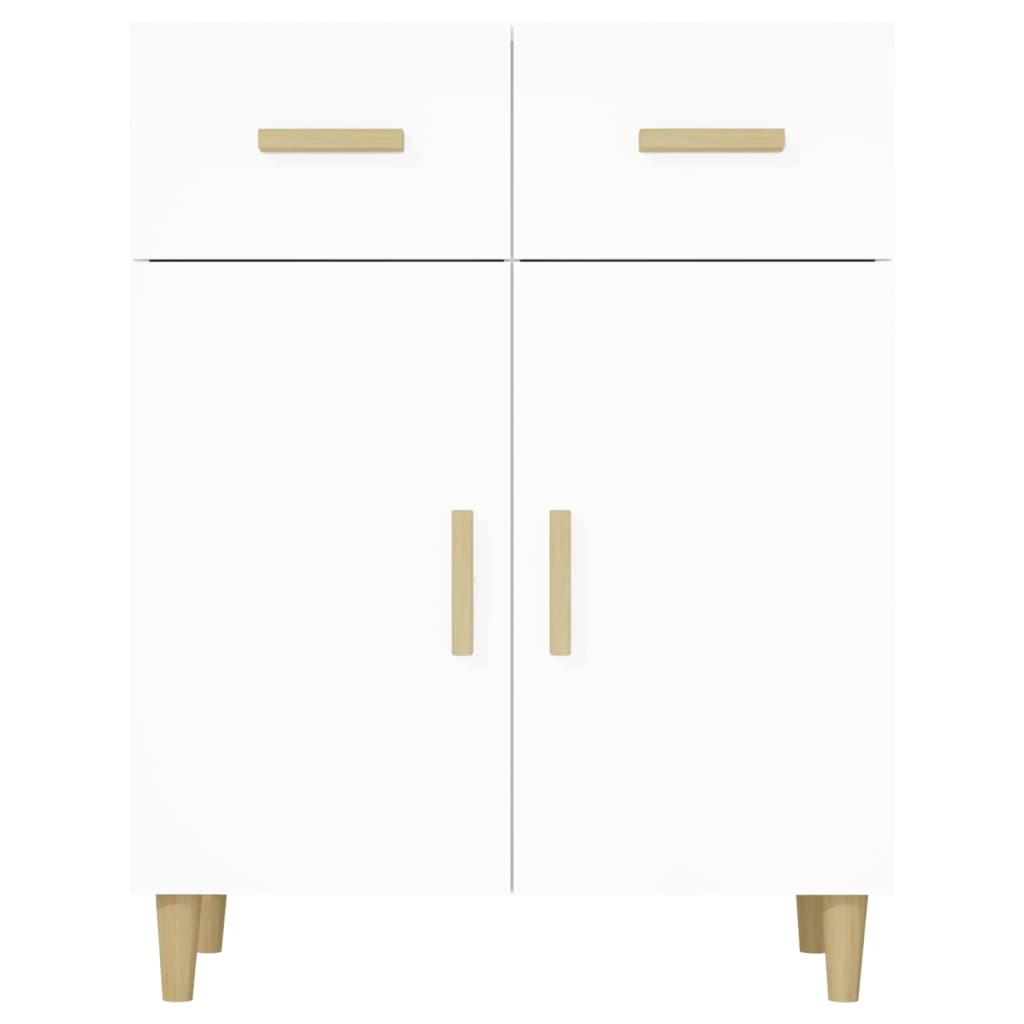 Aparador De Madera Contrachapada Blanco 69,5x34x89 Cm / Vetonek_3