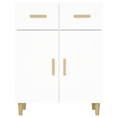 Aparador De Madera Contrachapada Blanco 69,5x34x89 Cm / Vetonek_3