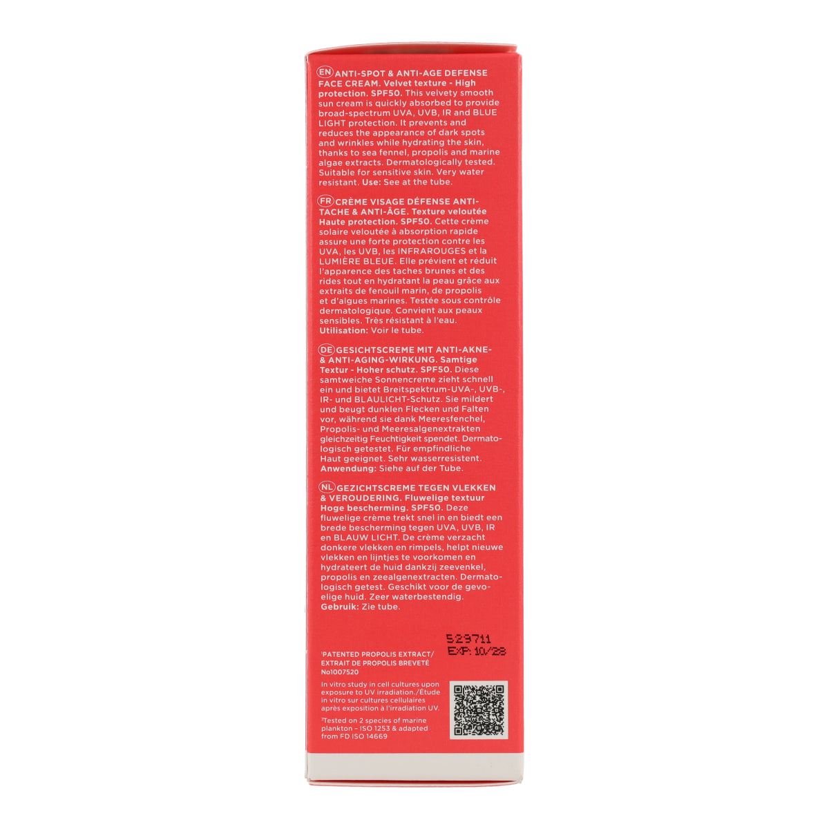 Apivita creme solar anti-manchas FPS50 50ml