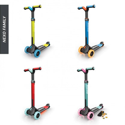 Patinete Berg Nexo Lights Con Plataforma Magnetica Azul._1