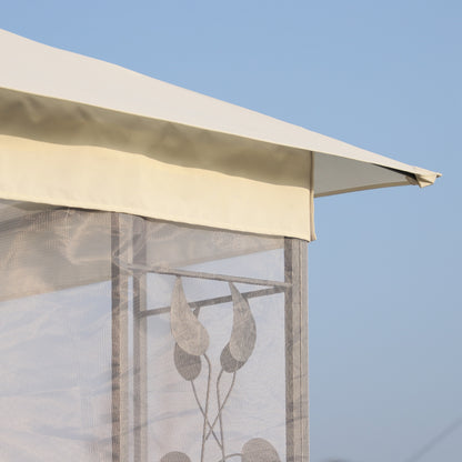 Outsunny Carpas Para Exterior Grandes Con Mosquitera Fácil De Drenar Poliéster_3