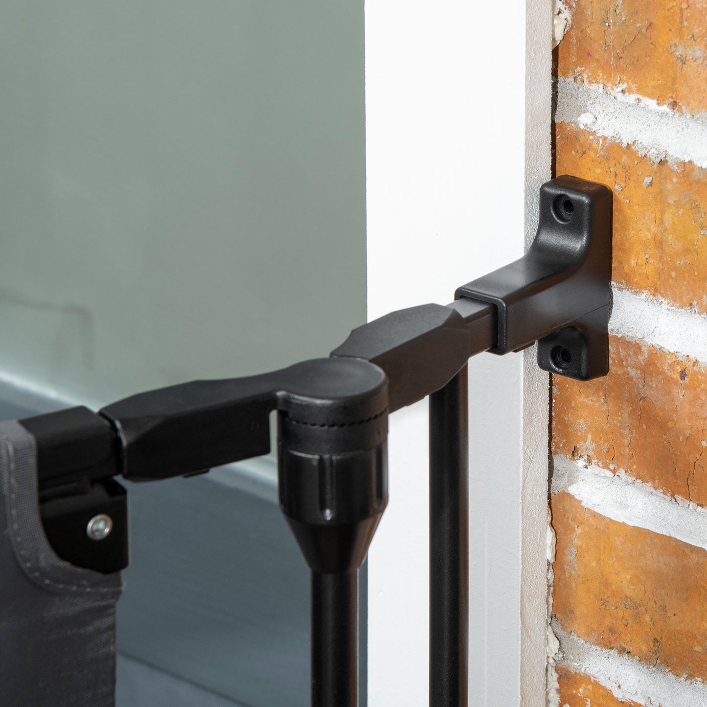 Pawhut Barrera De Seguridad Para Perros Plegable De 3 Piezas 203x74 Cm Negro_4