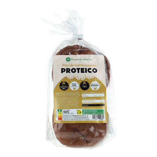 Pãezinhos de Hambúrguer Proteicos Planeta Huerto, 2 x 80 gr 