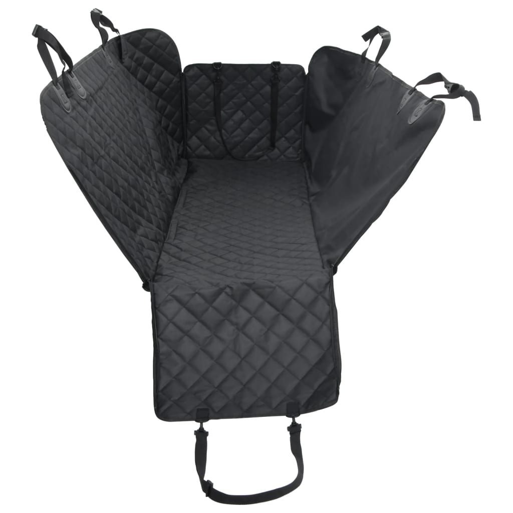 Funda Para Asiento De Coche Para Perros Negro 137x46x50 Cm_4