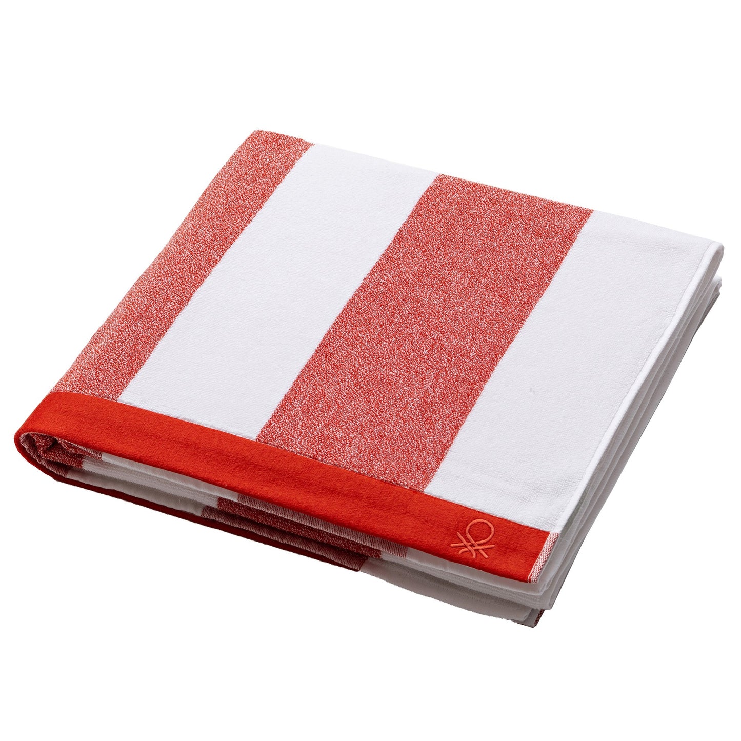 Set 2pc Toalla De Playa (toalla 90x160cm + Bolsa 144tc Hilo Teñido) Rojo Rainbow Be_3