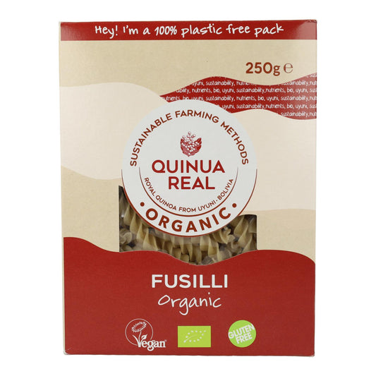 Quinoa Real Biológica e Arroz Fusilli Quinoa Real Sem Glúten 250 g