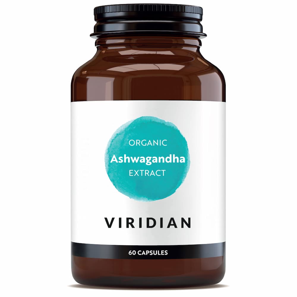 Extrato de Ashwagandha BIO Viridian, 60 cápsulas vegan