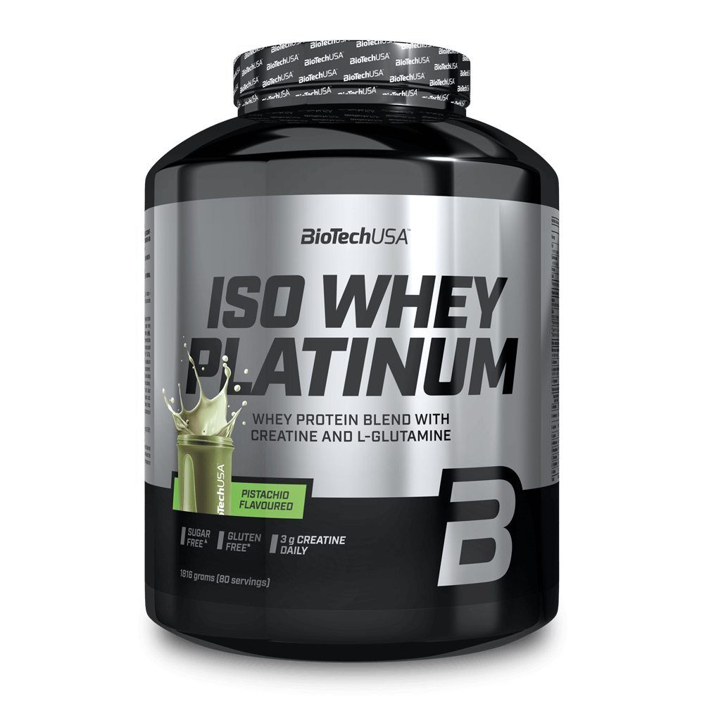 Iso Whey Platinum - 1816g - Pistacho - Proteína De Aislado De Suero Isolate - Biotech Usa_0