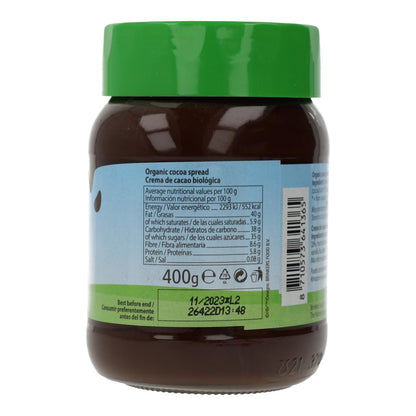 Creme de Chocolate Negro Ecológico Nuscobio 400g