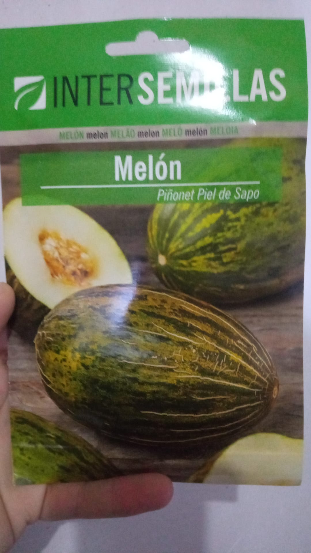Sobre De Semillas Melon Piel De Sapo_0
