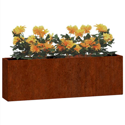 Jardineras De Pared 2 Uds Acero Corten Oxidado 53x10x17 Cm_2
