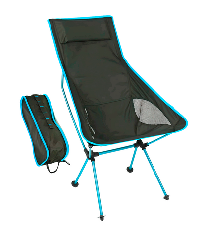 Silla Ultraligera Respaldo Alto Desmontable Aluminio_0