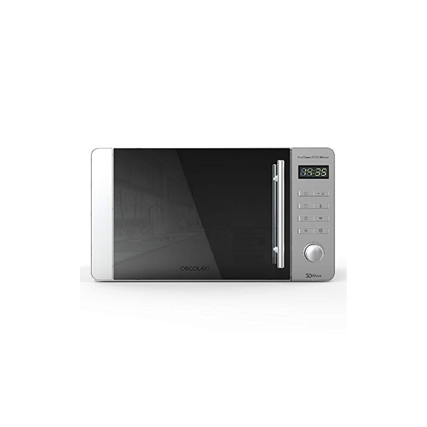 Microondas Proclean 5120 Inox. 700 W, Grill 800 W, Capacidad 20 L, Revestimiento Ready2clean Para Mejor Limpieza, Tecnología 3dwave, 8 Programas, Di_0