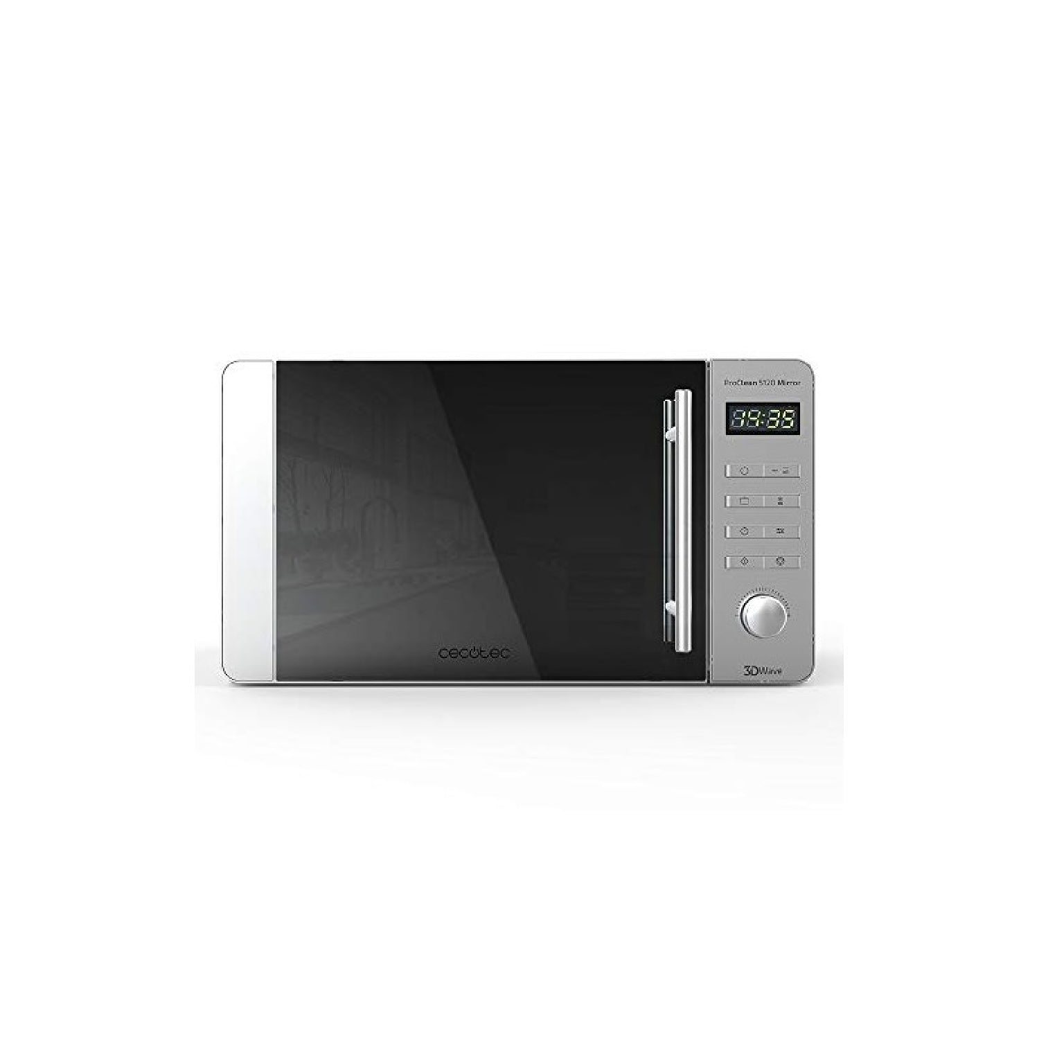 Microondas Proclean 5120 Inox. 700 W, Grill 800 W, Capacidad 20 L, Revestimiento Ready2clean Para Mejor Limpieza, Tecnología 3dwave, 8 Programas, Di_0