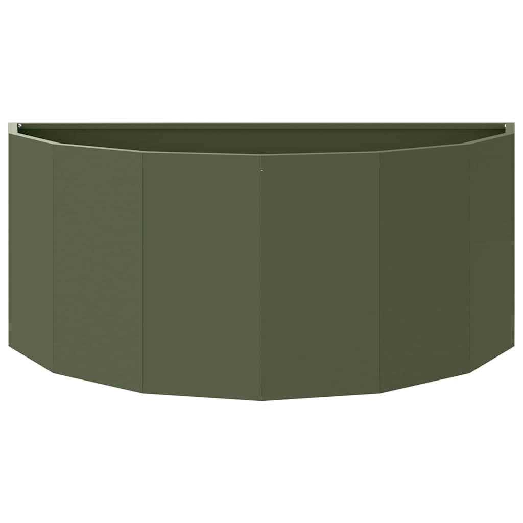 Jardinera Verde Oliva 90 X 45 X 35 Cm Acero_4