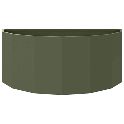 Jardinera Verde Oliva 90 X 45 X 35 Cm Acero_4