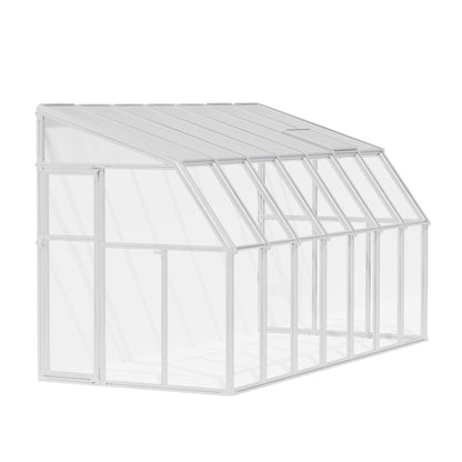 Pérgola fechada para solário 200x448 cm 