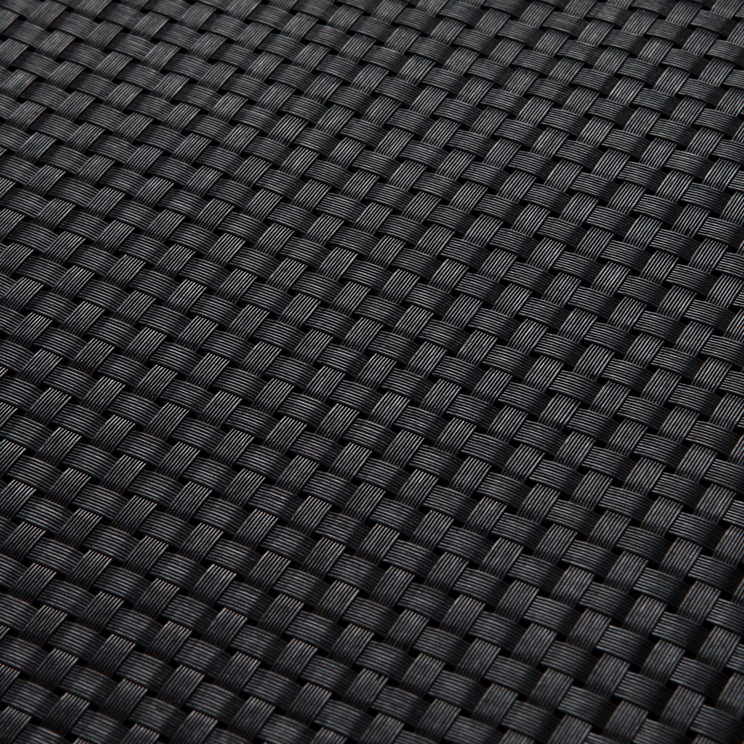 Malla De Balcón Rattan Luxe Black - Ocultación Máxima - 0,9x3 M - Multicolor_0