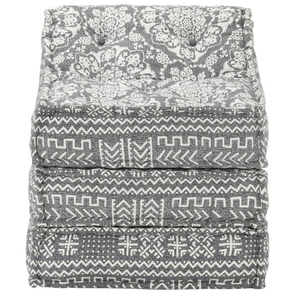Vidaxl Puf Modular De Tela Gris Claro_3