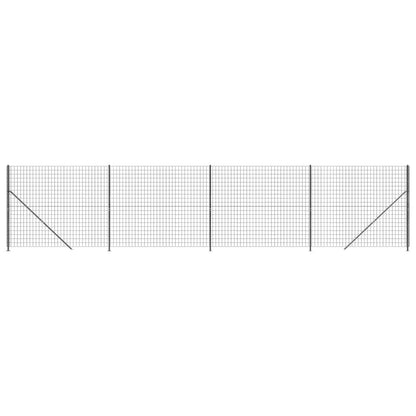 Cerca De Alambre Con Brida Gris Antracita 2x10 M / Vetonek_0