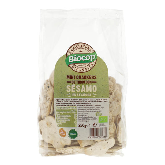 Biocop Mini Bolachas de Trigo com Sésamo 250 g