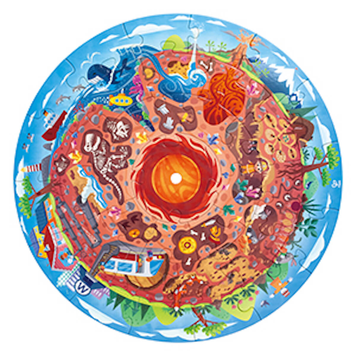 Puzzle Mundo Subterráneo Hape_0