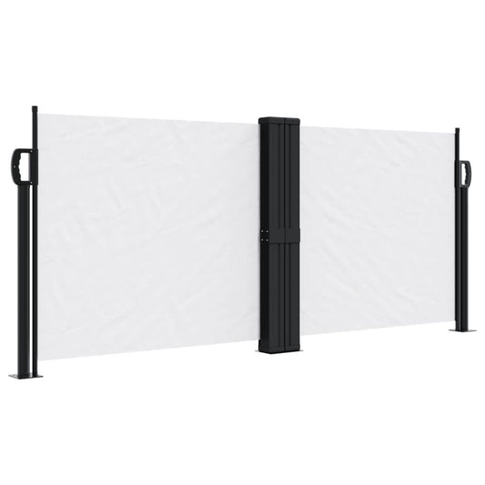 Vidaxl Toldo Lateral Retráctil Blanco 100x1000 Cm_0