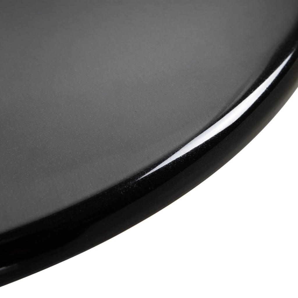 Mesa Alta De Cocina Abs Negro Ø60 Cm_2