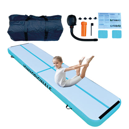 Jowy Airtrack 400x100x20cm Colchoneta Inflable, Color Azul_0