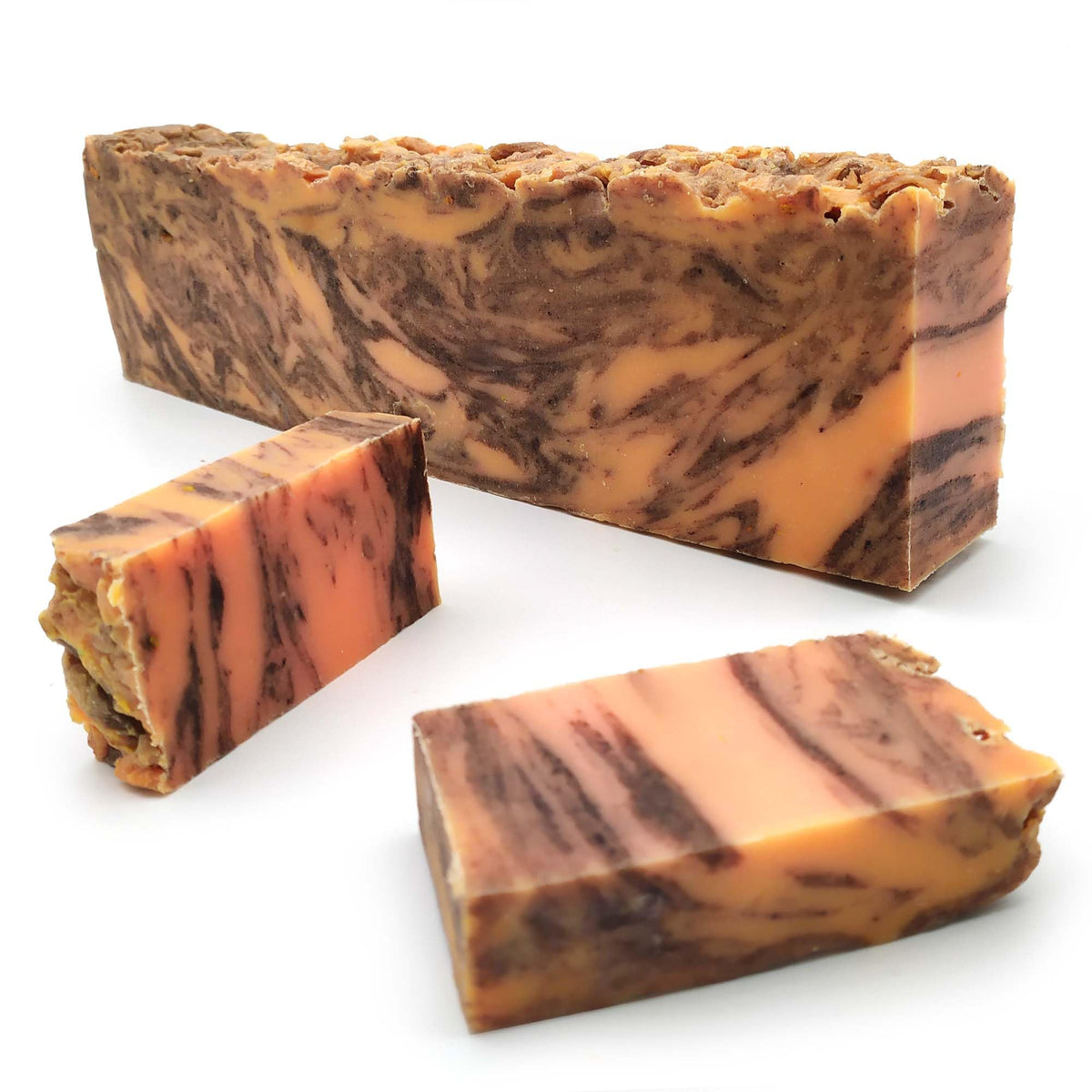 2 Barra Jabón Natural Canela Y Naranja 1.2kg Venta Por Mayor - Todo Tipo Piel - Mejora La Piel Irritada Y Acné - Exfolia_0