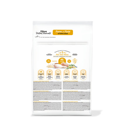 Dibaq Natural Moments 5 Star Esterilizado Pollo Y Pavo 6 Kg_1