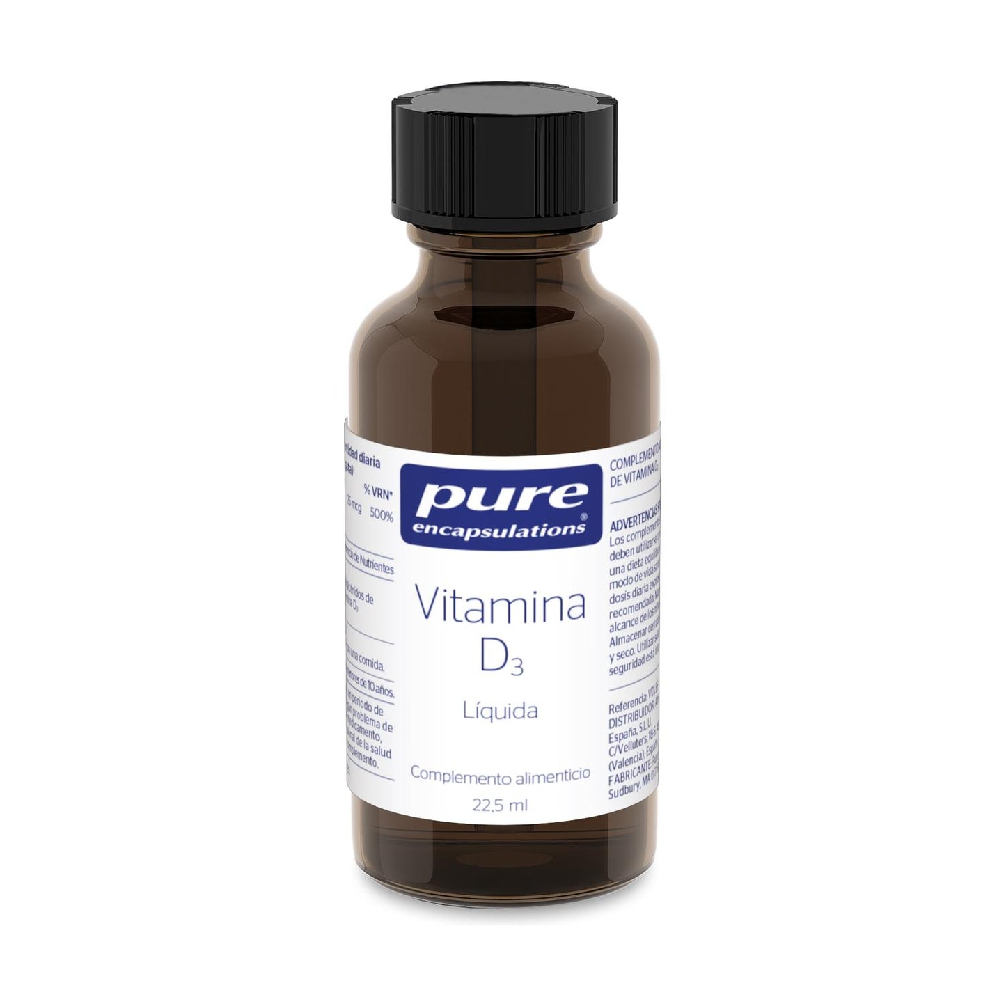 Vitamina D3 22,5ml Encapsulações Puras