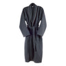 Bathrobe L/xl 360 Gr/m2 Ninho De Abelha 100% Cinza Algodão