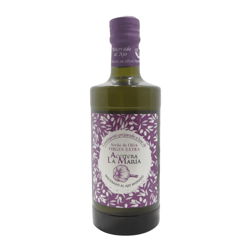 Aceite De Oliva Virgen Extra Macerado Al Ajo Morado 50 Cl Cristal_0