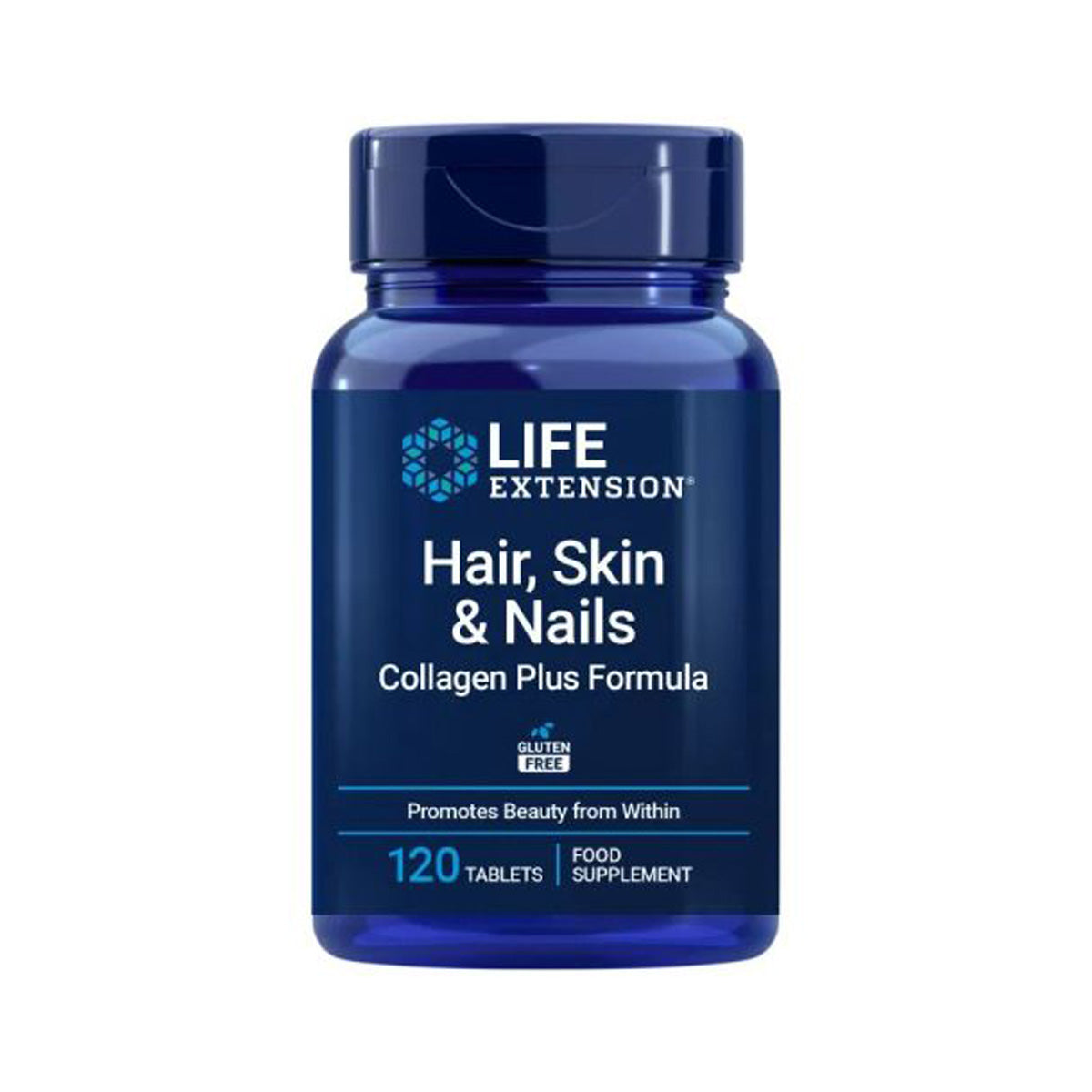 Fórmula de colagénio Plus para cabelo, pele e unhas, Life Extension 120 comp