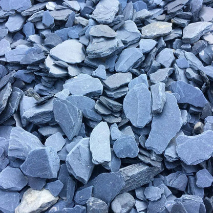 Grava Pizarra Decorativa / Big Bag 1.000 Kg. / 24-40 Mm / Gris_0