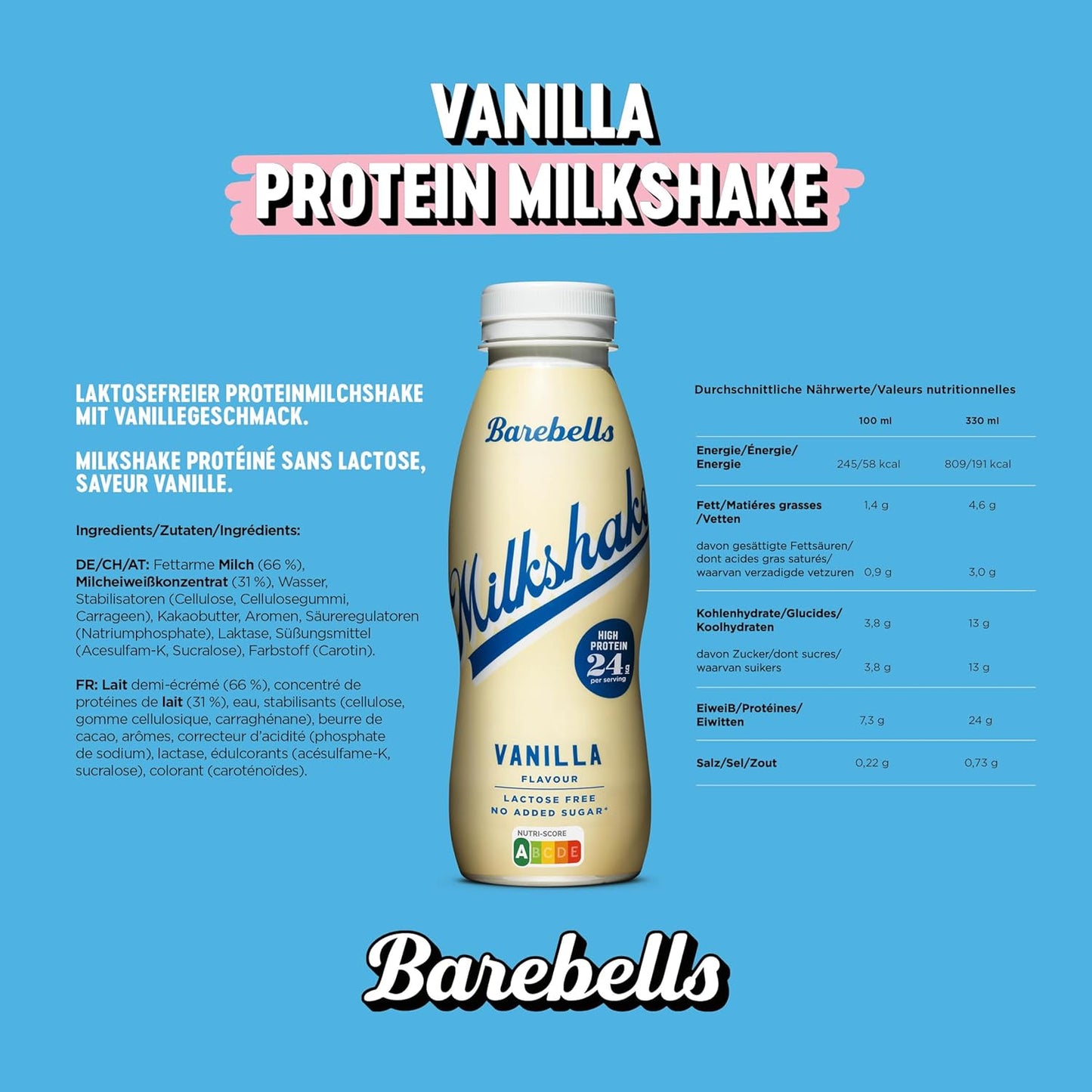 Batido Proteico De Vainilla 330ml Barebells_2