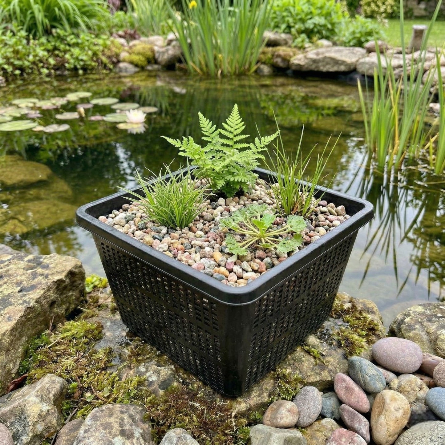 Cesta Estanque - 5 Unidades 19x19x10 Cm - Cestas Cuadradas_2
