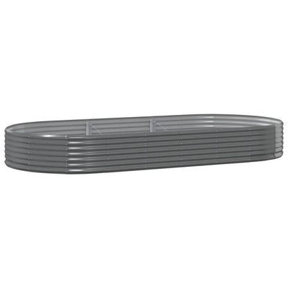 Jardinera Arriate Acero Galvanizado Gris 296x140x36cm_0