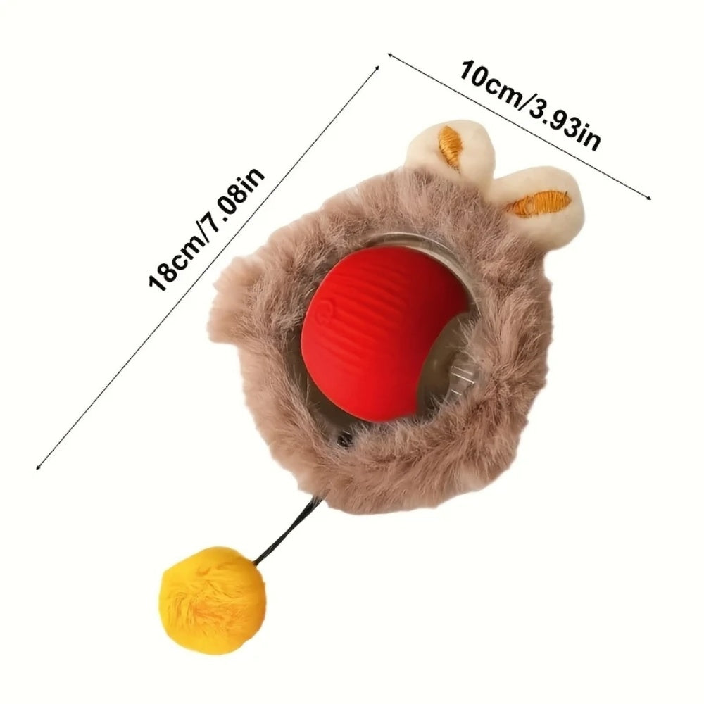 Intimeg Pelota De Peluche Eléctrica Para Gatos_4