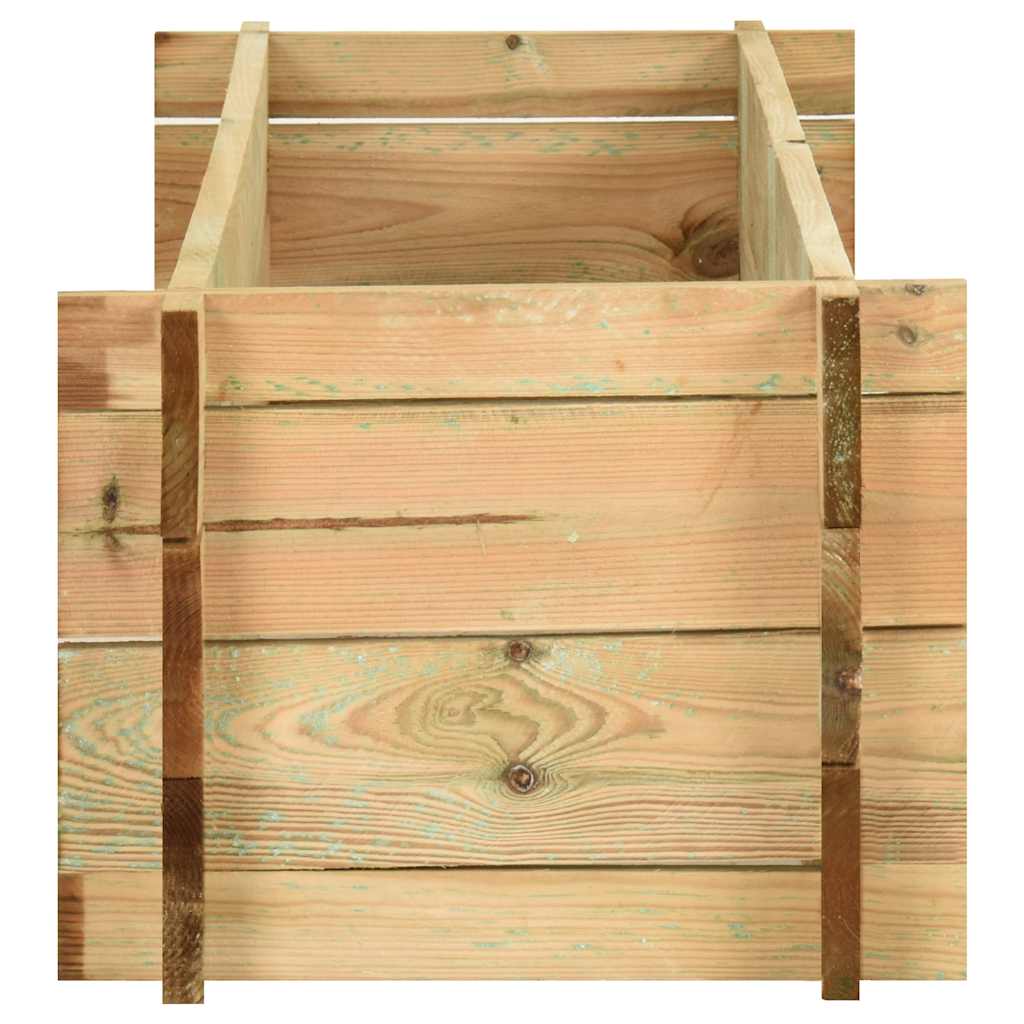 Jardinera De Verduras Madera Pino Impregnada 120 Cm_2