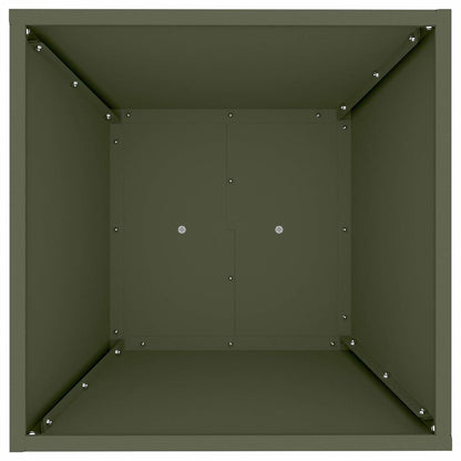 Maceta Pilar Oliva 40 X 40 X 100 Cm_5