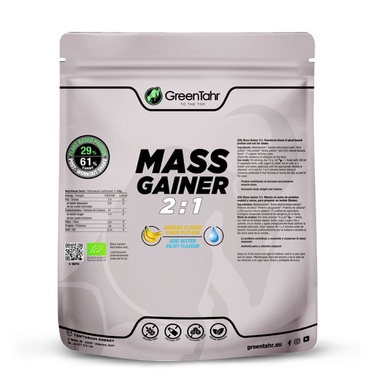 MASS GAINER ECO 2:1 Sabor Baunilha Verde Tahr 1,2k