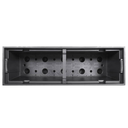 Macetero Con Interior Extraíble Pp Ratán Marrón 12/44 L_5