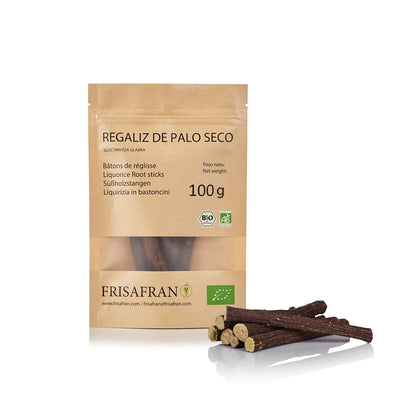 Regaliz De Palo Ecológico Seco - Sabor Y Calidad | Frisafran 500 G_0