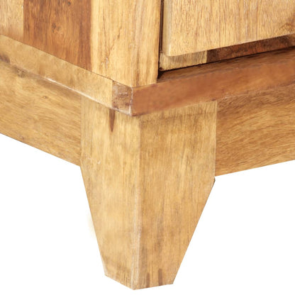 Mesita De Noche Madera Maciza 40x30x50 Cm_3